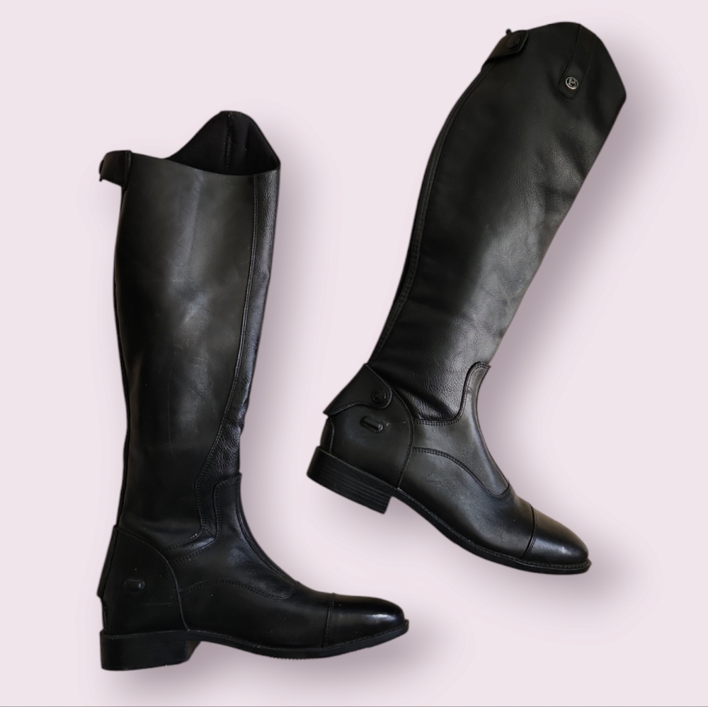 Brogini | EUC Black Riding Equestrian Boots Size 40 US 8.5